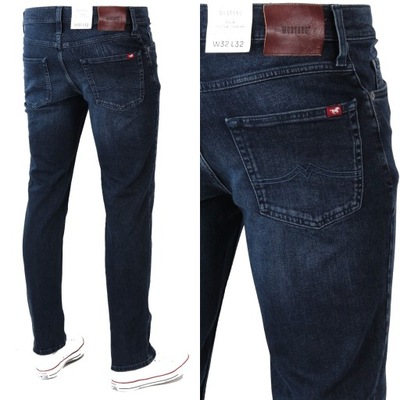 MUSTANG TRAMPER TAPERED SLIM SPODNIE JEANS _ W38 L30