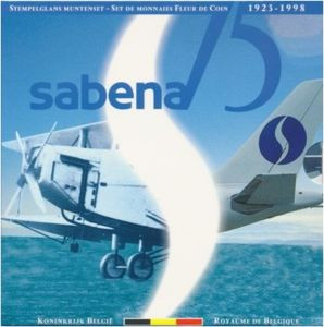 Zestaw menniczy 1998 - 75 lat linii Sabena Belgia