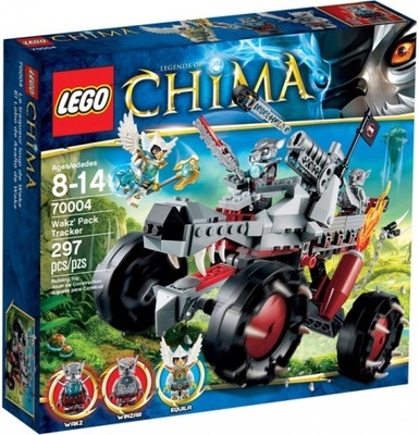 KLOCKI LEGO CHIMA 70004 WILCZY POJAZD WAKZA