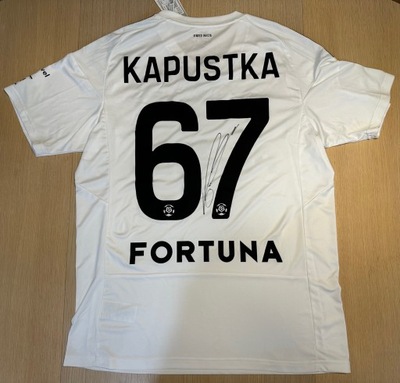 Koszulka piłkarska Adidas Legia Warszawa z autografem Bartosza Kapustki