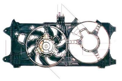 NRF VENTILADOR DEL RADIADOR FIAT DOBLO 1,3 1,9D 01- N  