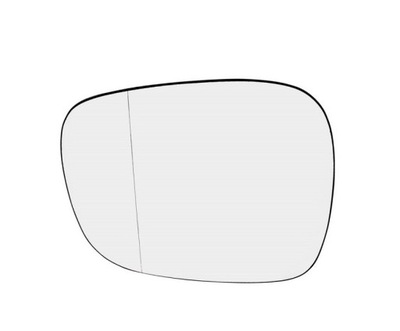 Вкладыш зеркало наружного bmw x1 e84 2009- левый фото №1