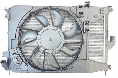 VENTILADOR DACIA LOGAN SANDERO 08- + A/C TIPO BOSCH 214727807R  