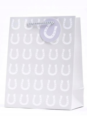 TŁOCZONA TORBA NA PREZENT PAPIEROWA TOREBKA USZTYWNIANA 26X33 CM CANPOL