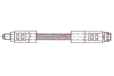 QUICK BRAKE ПАТРУБОК ТОРМОЗНОЙ P MERCEDES A-CLASS WSZ.MODELE 97-