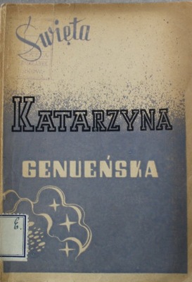 Święta Katarzyna Genueńska 1938 r.