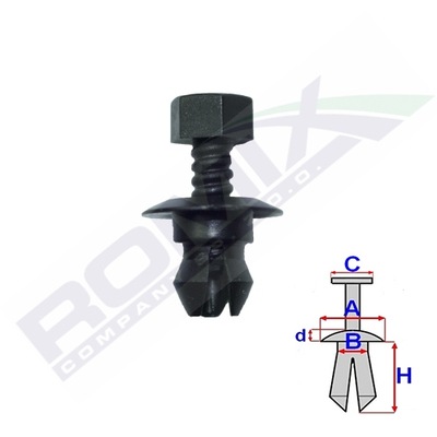 DE COLECTOR EXTENSOR MOLDURAS PARA UMBRALES VW AUDI /10SZT  