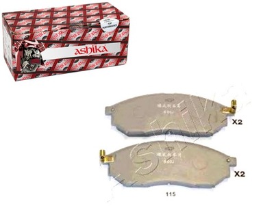 Ashika тормозные колодки тормозные infiniti ex 30d 2007- фото №1