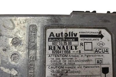 Модуль подушка безопасности renault grand scénic ii jm0/1_ 8200411956b 1.5l дизель 2006 фото №1
