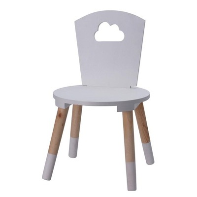Krzesło drewniane do pokoju dziecięcego