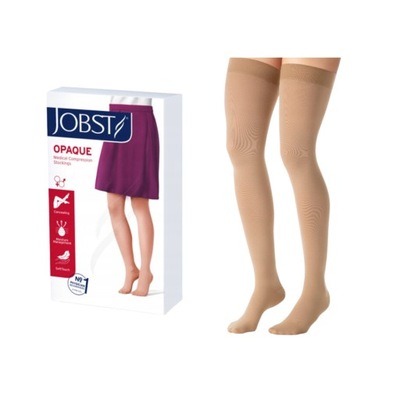 Pończochy uciskowe JOBST OPAQUE CCL2 karmel r.1