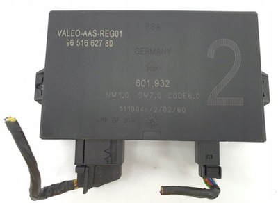 Модуль блок керування pdc citroen c2 9651662780 фото №1