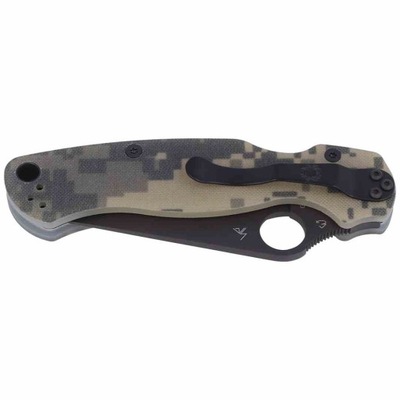 Nóż Spyderco Para Military 2 G-10 Camo, Black Blad