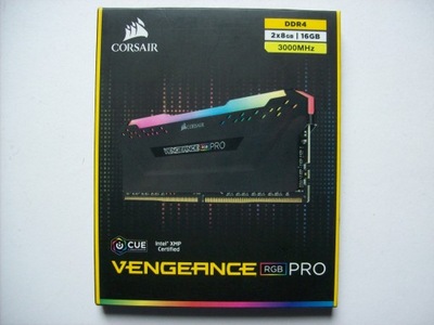 PAMIĘĆ RAM DDR4 CORSAIR VENGEANCE RGB PRO 2x8GB = 16GB