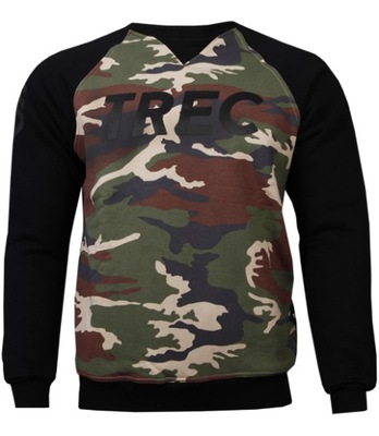 Trec - Bluza Sweatshirt 015 CAMO BLACK S