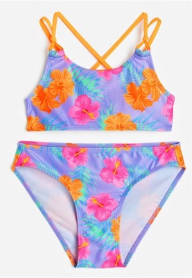 H&M bikini strój kąpielowy 134/140 astry fiolet