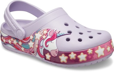 CHODAKI KLAPKI CROCS UNICORN LAVENDER R.19/20 C4