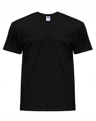 T-shirt koszulka bawełna męska wygodna czarny r M