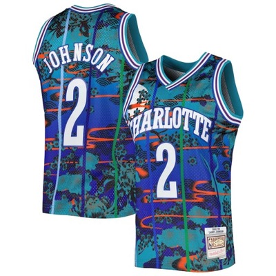 Koszulka do koszykówki Larry Johnson Charlotte Hornets