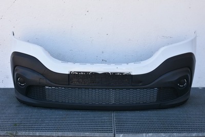 Trafic iii бампер перед передний белый фото №1