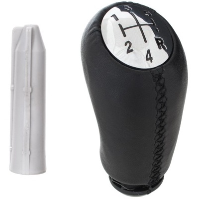 Ручка рычаг переключения передач кожа do renault megane ii 2 фото №1