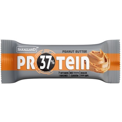 BAKALLAND Baton proteinowy masło orzechowe 35 g