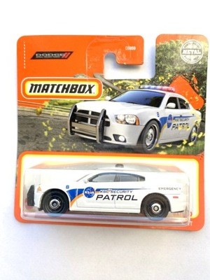 DODGE CHARGER NASA OCHRONA USA MATCHBOX