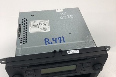 Радіо bez навігації skoda rapid na2 5j0035152d 2014 фото №1