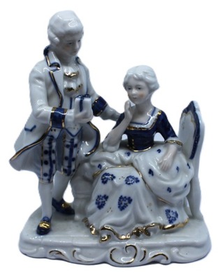 LOOK:) PORCELANOWA FIGURKA DWORSKA PARA