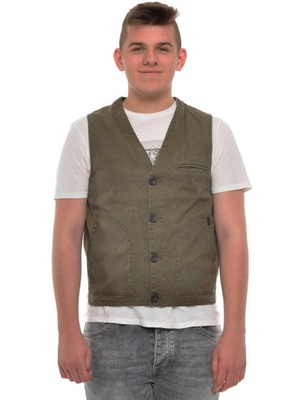 LEE bezrękawnik JEANS green WAIST COAT _ M 38