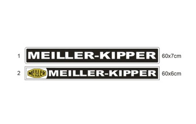 Naklejki oklejenie naklejka - Logo Meiller-Kipper 60cm