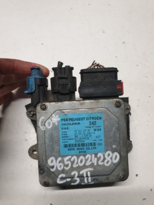 Блок керування підсилювача citroen c3 ii 9652024280 фото №1
