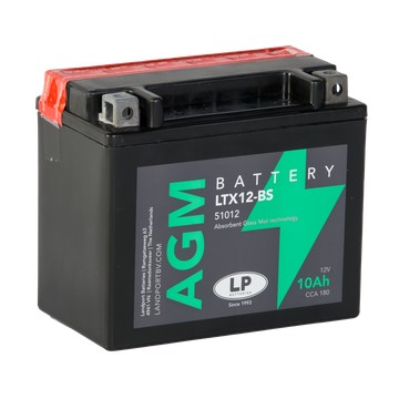 BATTERY LANDPORT AGM LTX12-BS (YTX12-BS) 12V 10AH 180A  