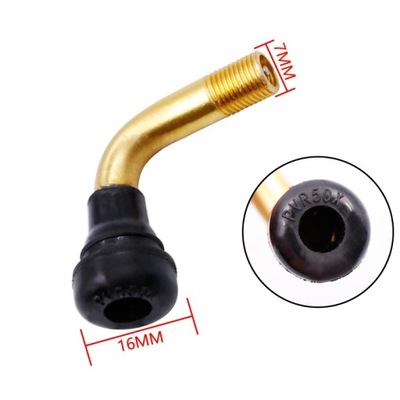 Car Tubeless Tyre Valve Copper Valve Elbow for Motorcycle Electric-b~7363 