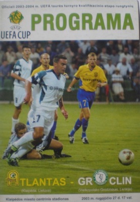 Atlantas - Groclin program 2003 Puchar UEFA