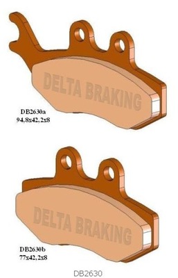 DELTA BRAKING КОЛОДКИ ТОРМОЗНЫЕ KH194 - ZASTĘPUJĄ DB2630MX-D ТАКЖЕ DB2630QD-D