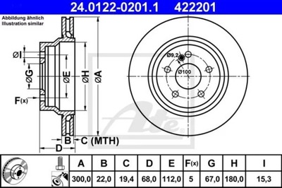 24.0122-0201.1 ДИСК HAM.TYL MERCEDES E W211 02-09