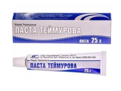 Maść Tejmurowa pasta do stóp 25 ml Ternopharm .