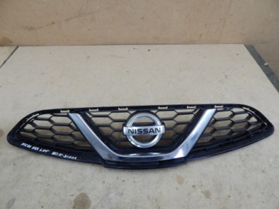 Решётка радиатора решётка радиатора радиатора хром nissan micra k13 lift 62310-3hn0a оригинал фото №1