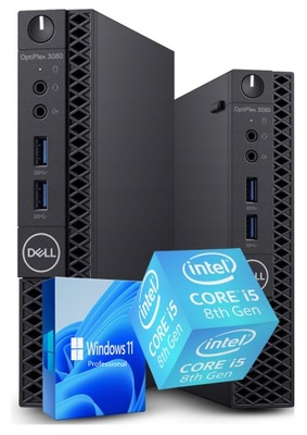 Komputer Dell Micro i5-8500 6x3.5GHz! WIN11 SSD PC