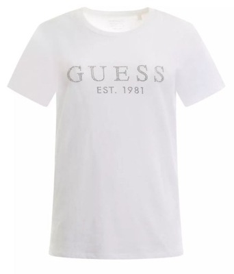 Guess t-shirt W3GI76K8G01 G011 biały S