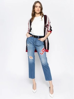 LOVE MOSCHINO JEANSY REGULAR FIT LOVE 28 9349