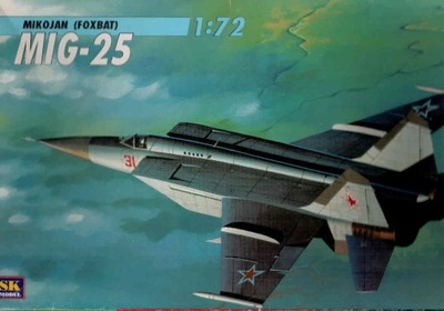 Mikojan Mig-25 a-1:72 modelarz