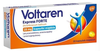 Voltaren Express Forte, 20 kapsułek