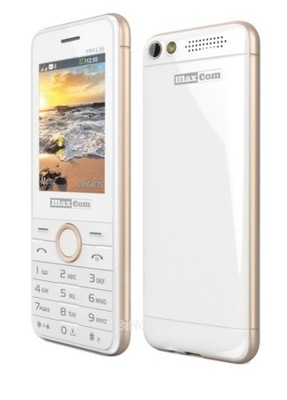 Telefon komórkowy Maxcom MM136 Dual SIM Biały