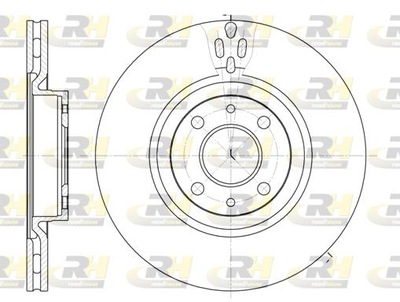 ROADHOUSE 6316.11 ДИСК ГАЛЬМІВНИЙ (1 ШТУКА)