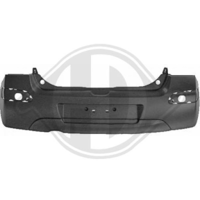 Бампер do renault twingo 07-11 фото №1