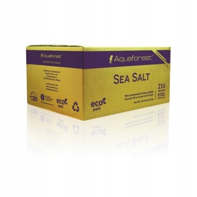 AQUAFOREST SEA SALT 25kg SÓL MORSKA DO AKWARIUM