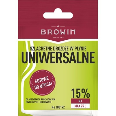 Drożdże winiarskie Uniwersalne bez namnażania-20ml