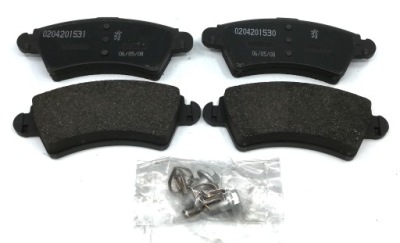 Oryg гальмівні колодки гальмівні перед citroen peugeot 206 sw cc фото №1